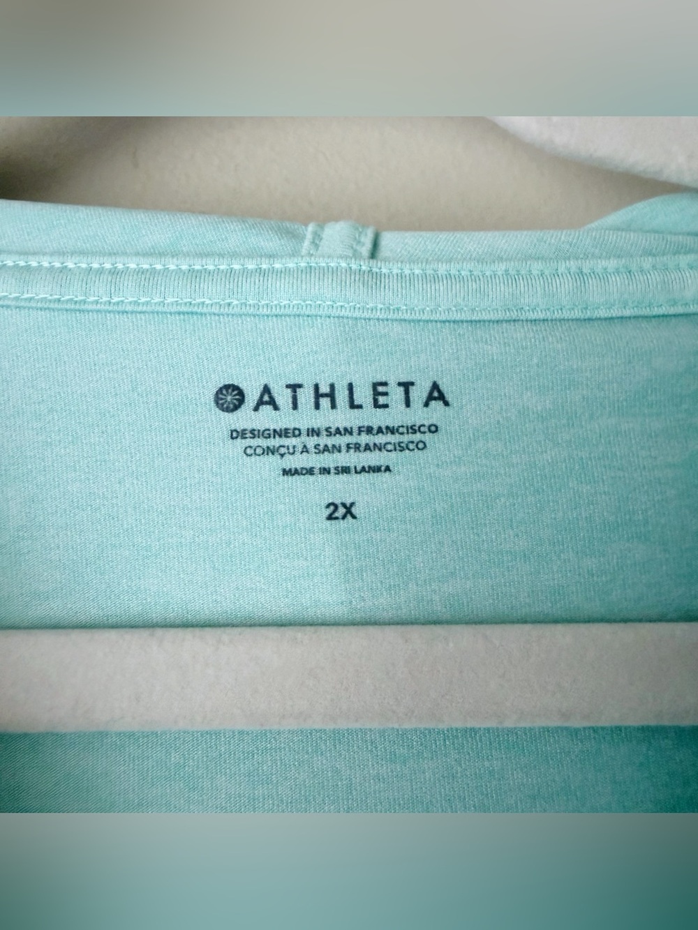 Athleta | Uptempo Hoodie Sweatshirt Athleisure Activewear Mint Green Plus 2X - Picture 8 of 9